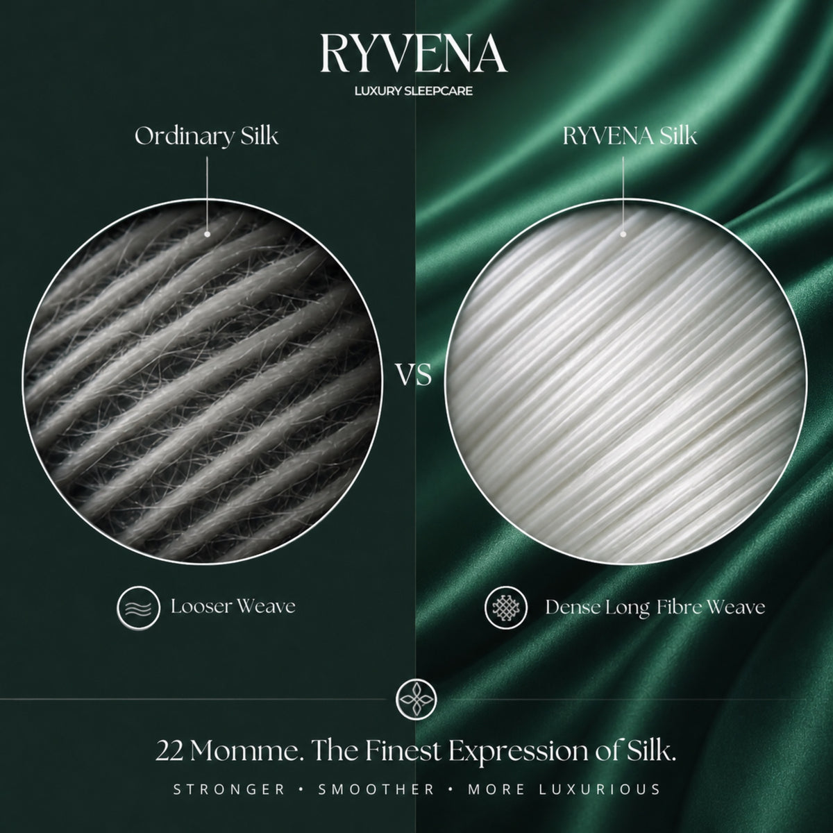 Silk benefits for the emerald green sleep mask
